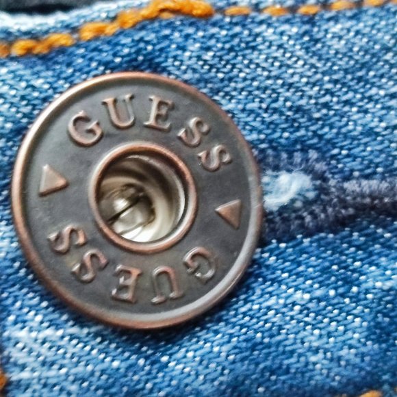 Guess jeans distressed blue girls' size 10 - Picture 7 of 8